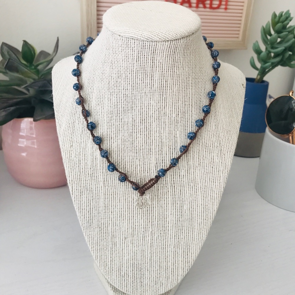Crochet Beaded Necklace